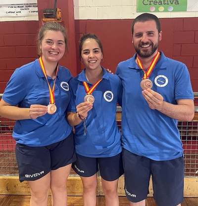 LOS ENTRENADORES DEL CP LENA CONSIGUEN LA MEDALLA DE BRONCE PARA ASTURIAS EN EL CAMPEONATO DE ESPAÑA